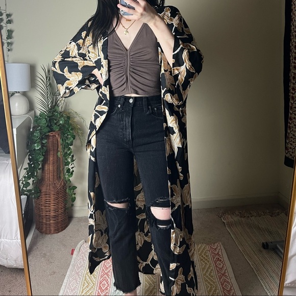 MAISON DU SOIR Floral Print Midi Length Dress
Size Large XL - Picture 5 of 9